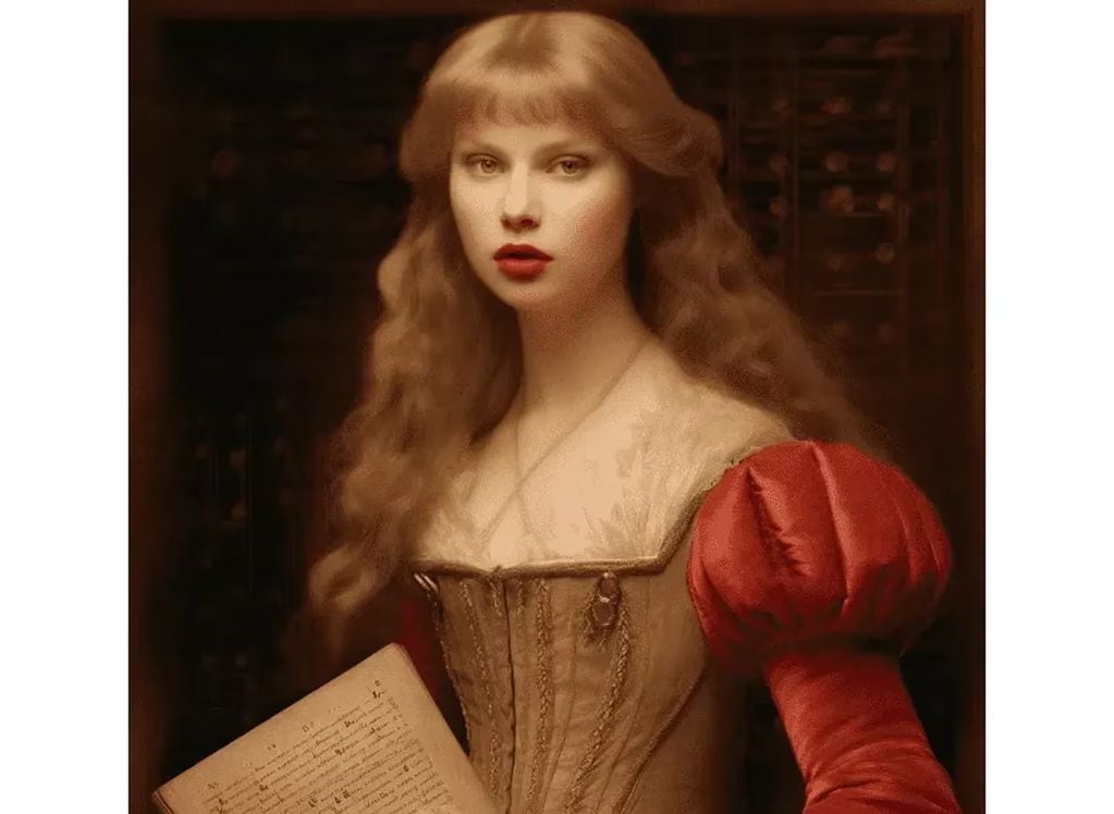 Así luciría Taylor Swift si fuera pintada por Leonardo da Vinci