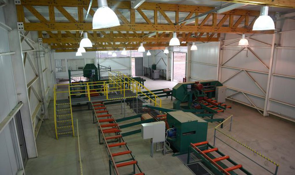 Ubicado en el predio de la facultad de Ciencias Agrarias, el Centro Tecnológico de la Madera fue construido para potenciar la actividad productiva de 700 pequeñas y medianas empresas locales dedicadas a la primera transformación mecánica de la madera.