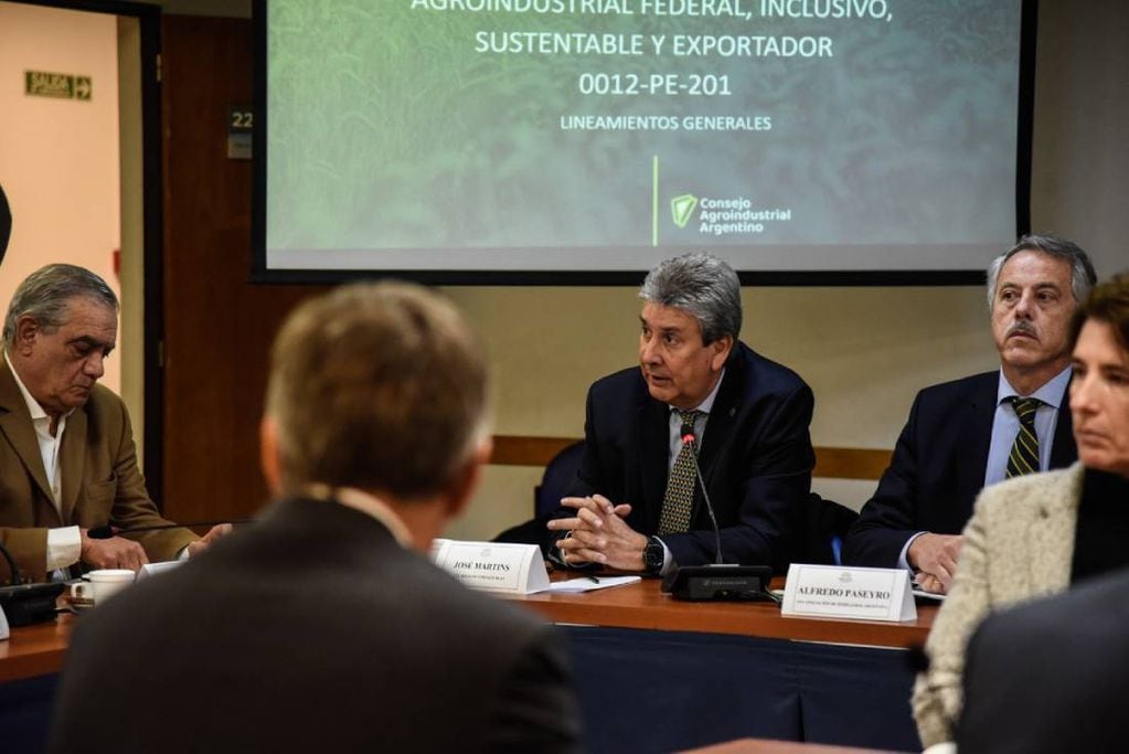 Alfredo Paseyro y José Martins, del Consejo Agroindustrial (Foto: HCDN)