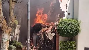 Explosión y derrumbe en Villa Devoto