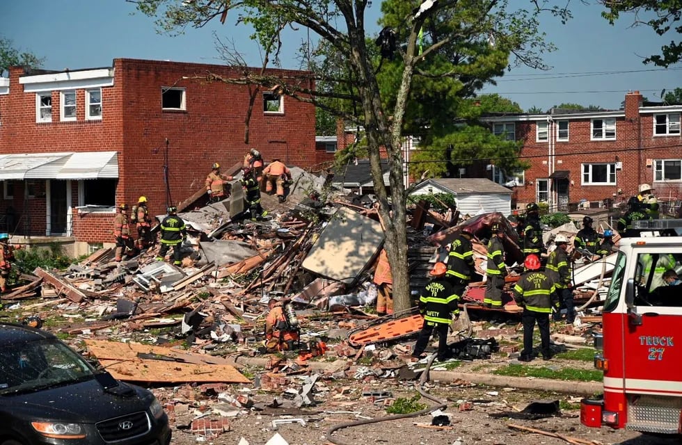 Explosión en Baltimore - AP