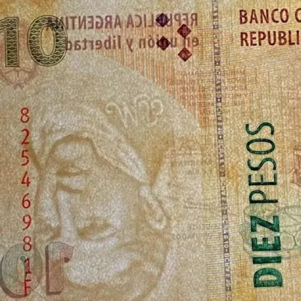 El billete más codiciado en el mercado de coleccionistas tiene como detalle clave que el General Manuel Belgrano quedó impreso cabeza abajo