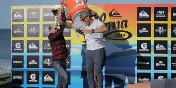 El Guerrero se consagró en el Quiksilver La Paloma y sumó su sexta corona para ser el más ganador de la historia del surf argentino. 