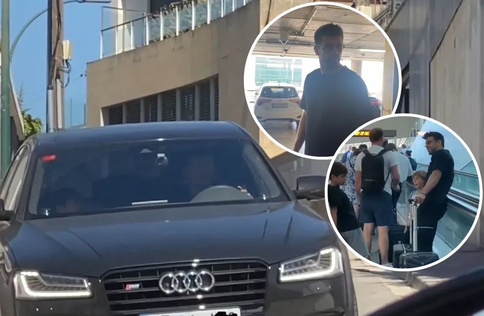 Gerard Piqué se enojó con un paparazzi que lo persiguió de su casa al aeropuerto.