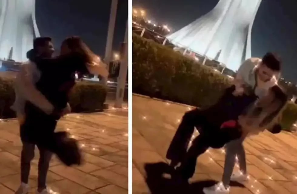 Irán condenó a diez años de prisión a una pareja por bailar en la calle.