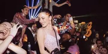 Tini Stoessel impactó en la noche de Miami con un look muy sensual
