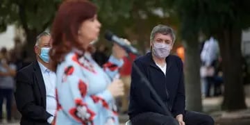 Máximo Kirchner y Cristina Fernández