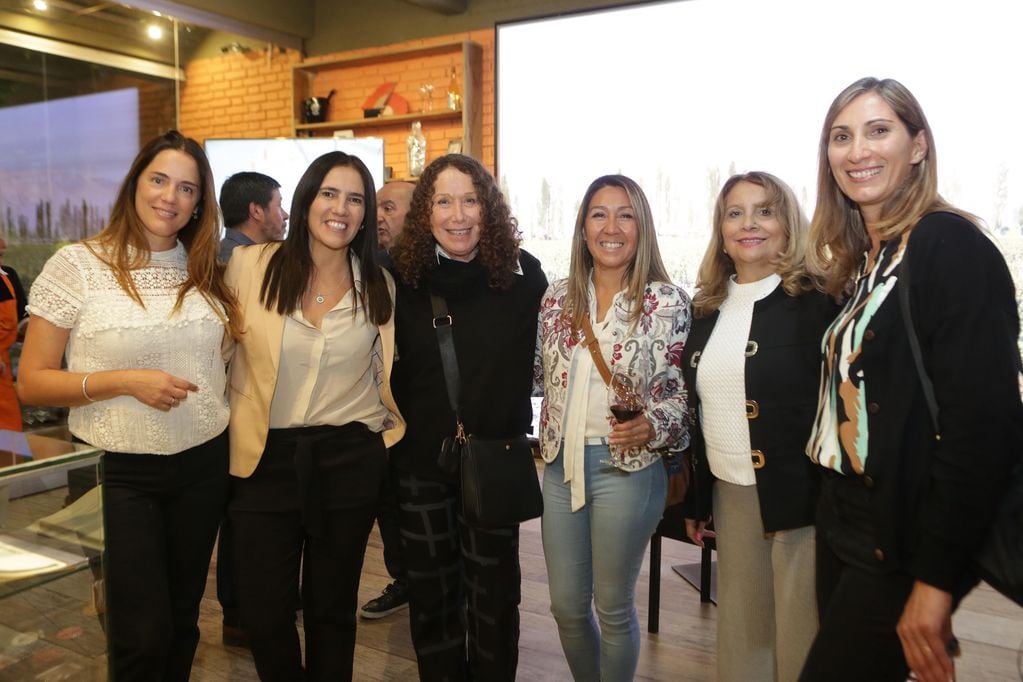 Marcela López, Analía de la Rosa, Claudia Roitman (Farmacia Sevilla), Lorena Fredes (Prana Solar), Rosaura Fernández (Gencoelec),  Silvana Zamora (CD – Banco de Alimentos Mza)