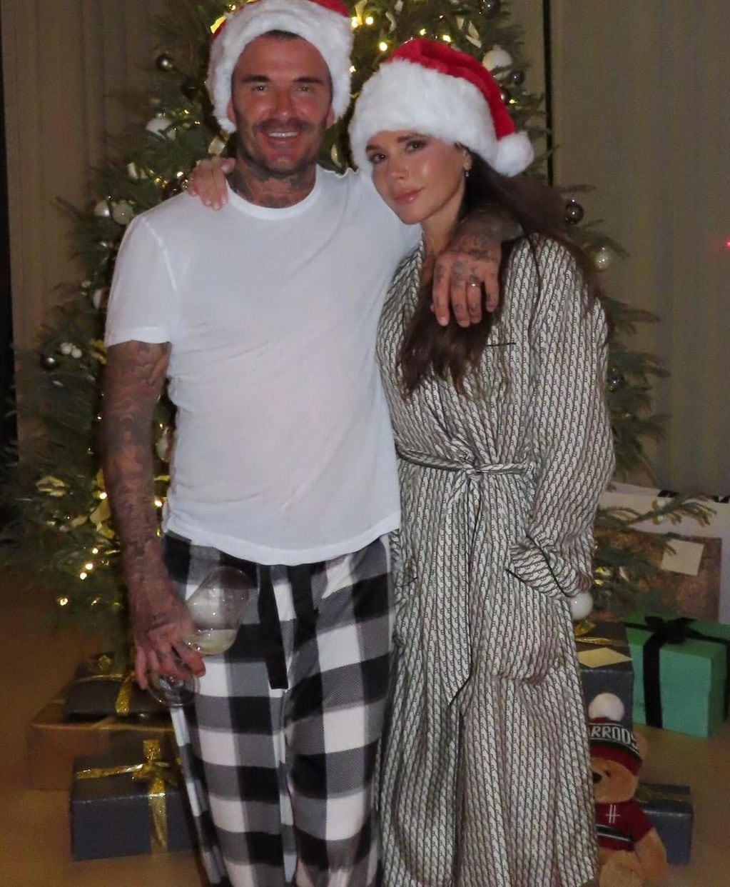 Las fotos de la intimidad de la Navidad de David y Victoria Beckham