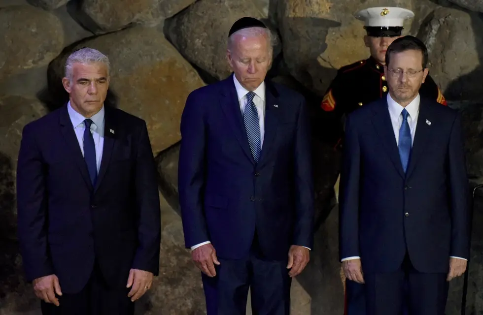Joe Biden, presidente de Estados Unidos, en Israel.