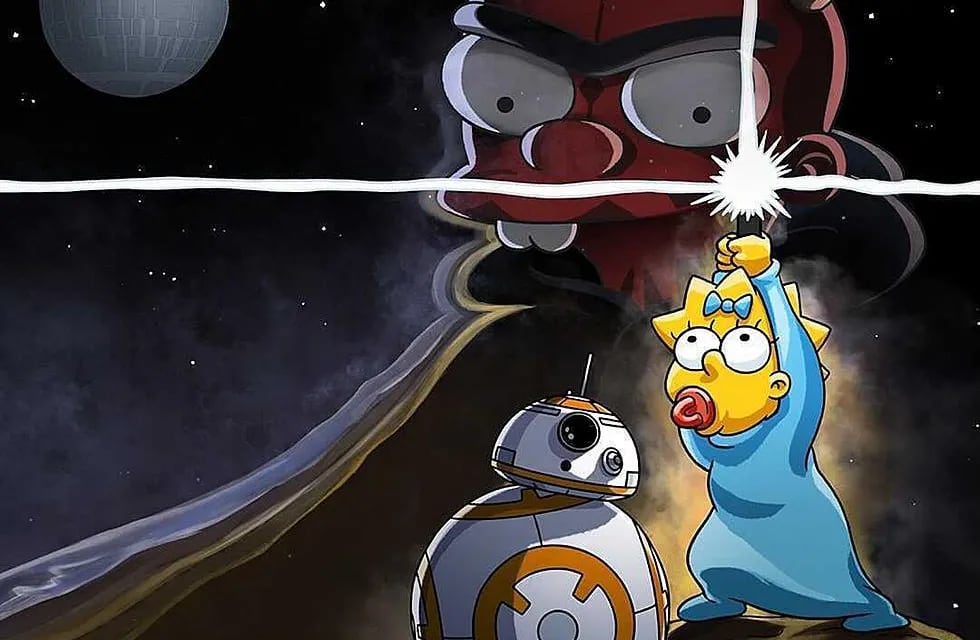 Los Simpsons y Star Wars se unen en un estreno galáctico de Disney+
