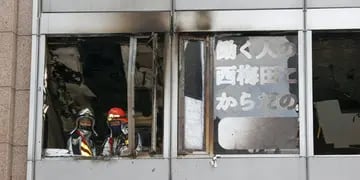 Incendio en clínica en Japón