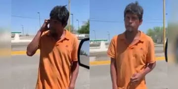 Video: un vagabundo pedía dinero para sobrevivir, le ofrecieron un trabajo y su reacción causó sorpresa