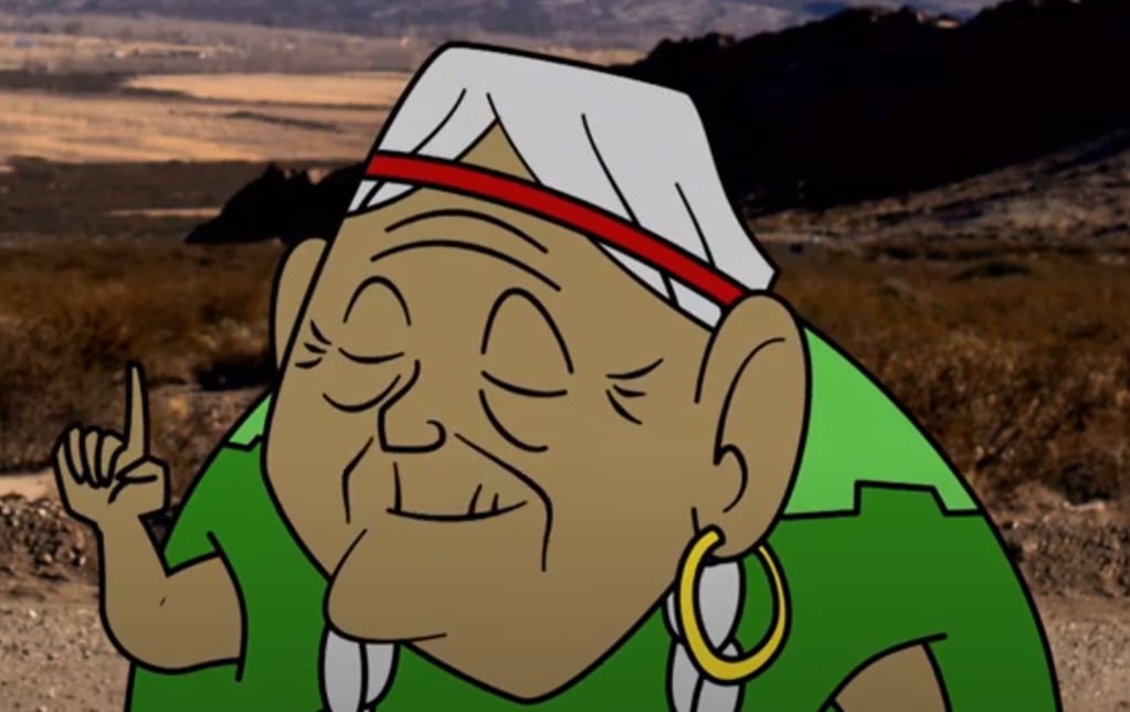 El dibujito animado sobre el Zonda que nació de un relato mitológico escrito por chicas mendocinas y llegó a la TV. Foto: Captura Web