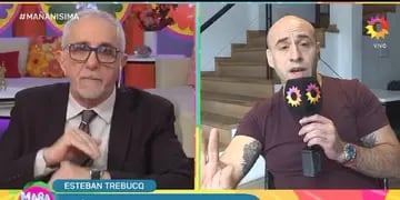Pelea entre Ricardo Canaletti y el "Pelado" Trebucq en "Mañanísima", el programa de Carmen Barbieri