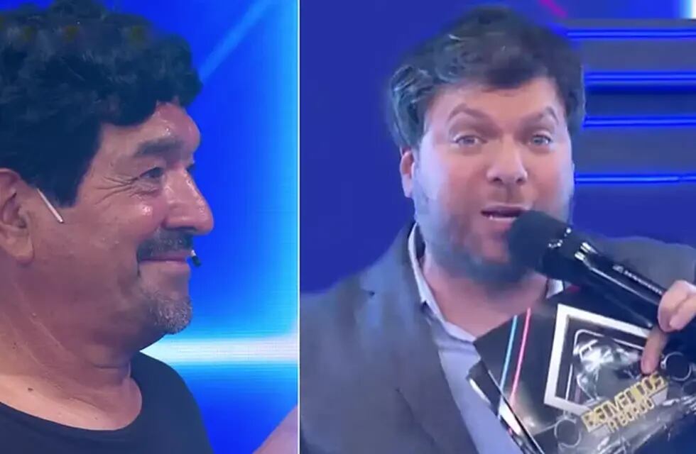 Guido Kaczka presentó a un participante idéntico a Diego Armando Maradona y se quedó sin palabras