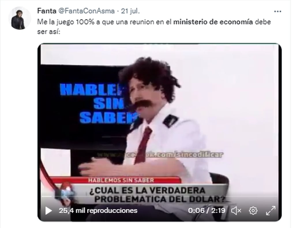 Tras la salida de Batakis del ministerio de Economía y la asunción de Sergio Massa, estallaron los memes en las redes sociales.