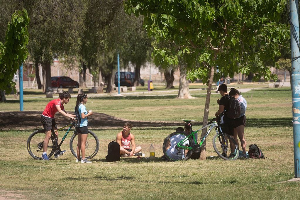 Lugares para recorrer en bicicleta.
Ciclovía de Godoy Cruz, Parque San Vicente.
Foto Ignacio Blanco /Los Andes