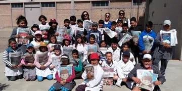 Escuela Nº 1-293 “Gabriela Mistral”, de Tunuyán en la planta impresora de Los Andes