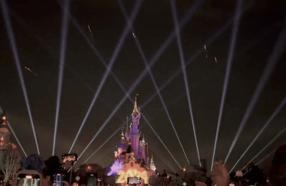 Celebración de Año Nuevo En Disneyland París