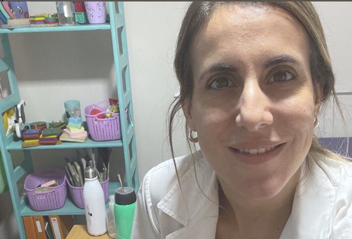Gisela, la pediatra mendocina que se convirtió en influencer en las redes por sus didácticos y divertidos videos. Foto: Gentileza Gisela Dibiagi