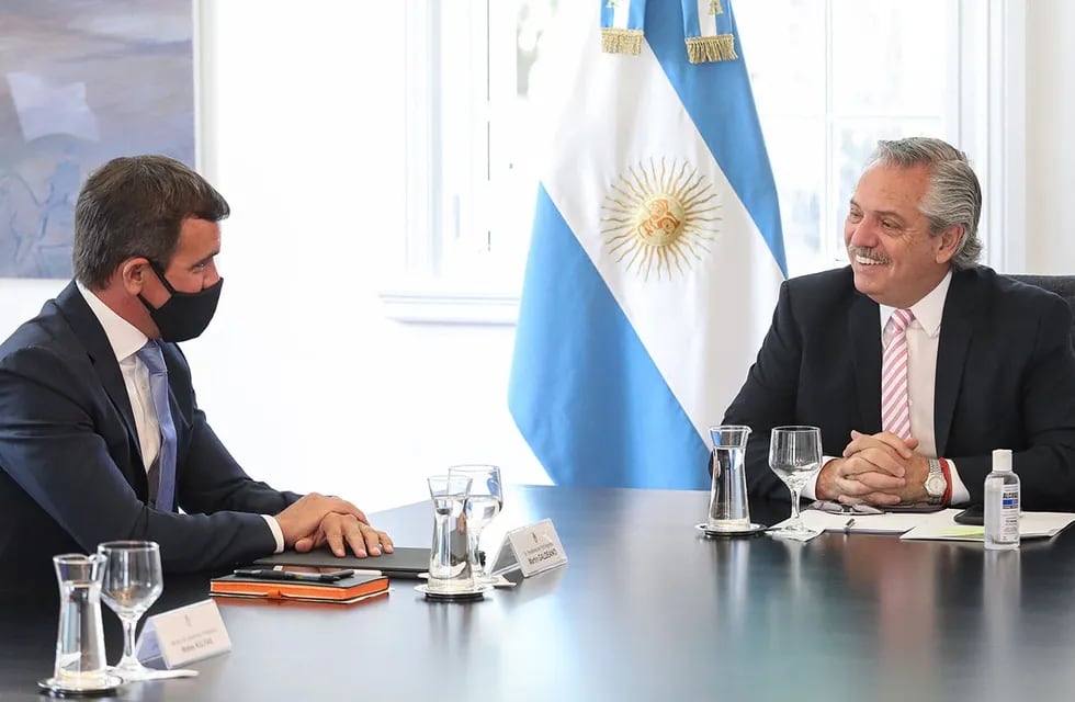 Martín Galdeano, presidente de Ford Argentina, le comunicó al presidente de la Nación la inversión de la marca en el país.