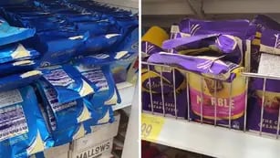 Un video viral muestra el estado de los chocolates en el Reino Unido por la ola de calor