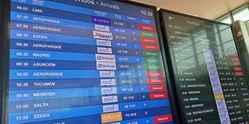 Demoras y retrasos en los vuelos en Córdoba por la tormenta en Capital Federal. (José Hernández/La Voz)