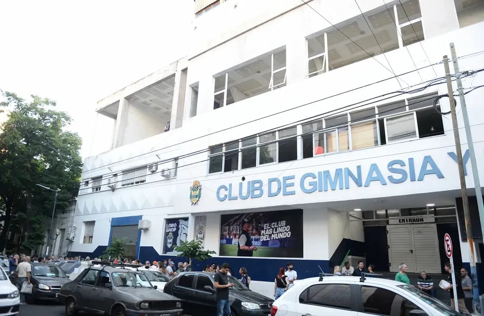 El estadio de Gimnasia y Esgrima de La Plata donde se produjo el altercado entre jugadores de Racing y Gimnasia de La Plata. / Gentileza.