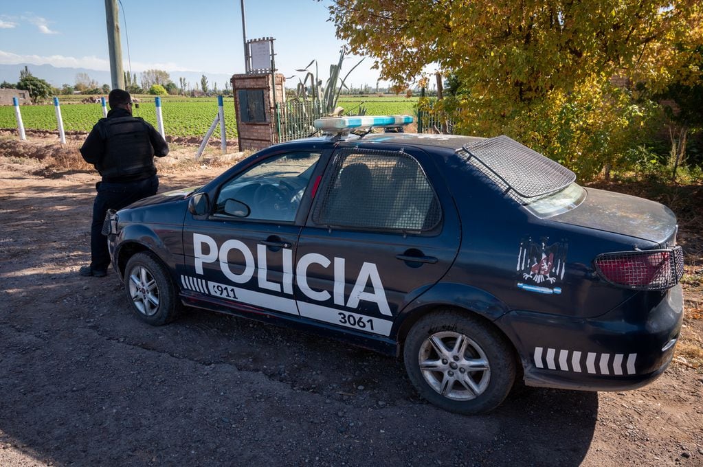 Villca fue asesinado en el interior de Finca López, ubicada en carril Los Álamos y ruta 20. | Foto: Ignacio Blanco / Los Andes