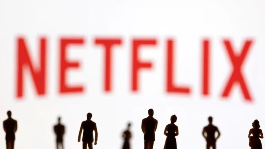 La palabra Netflix consiste en la unión de las palabras "Net" (internet) y "Flick" o "Flix". Gentileza: Infobae.