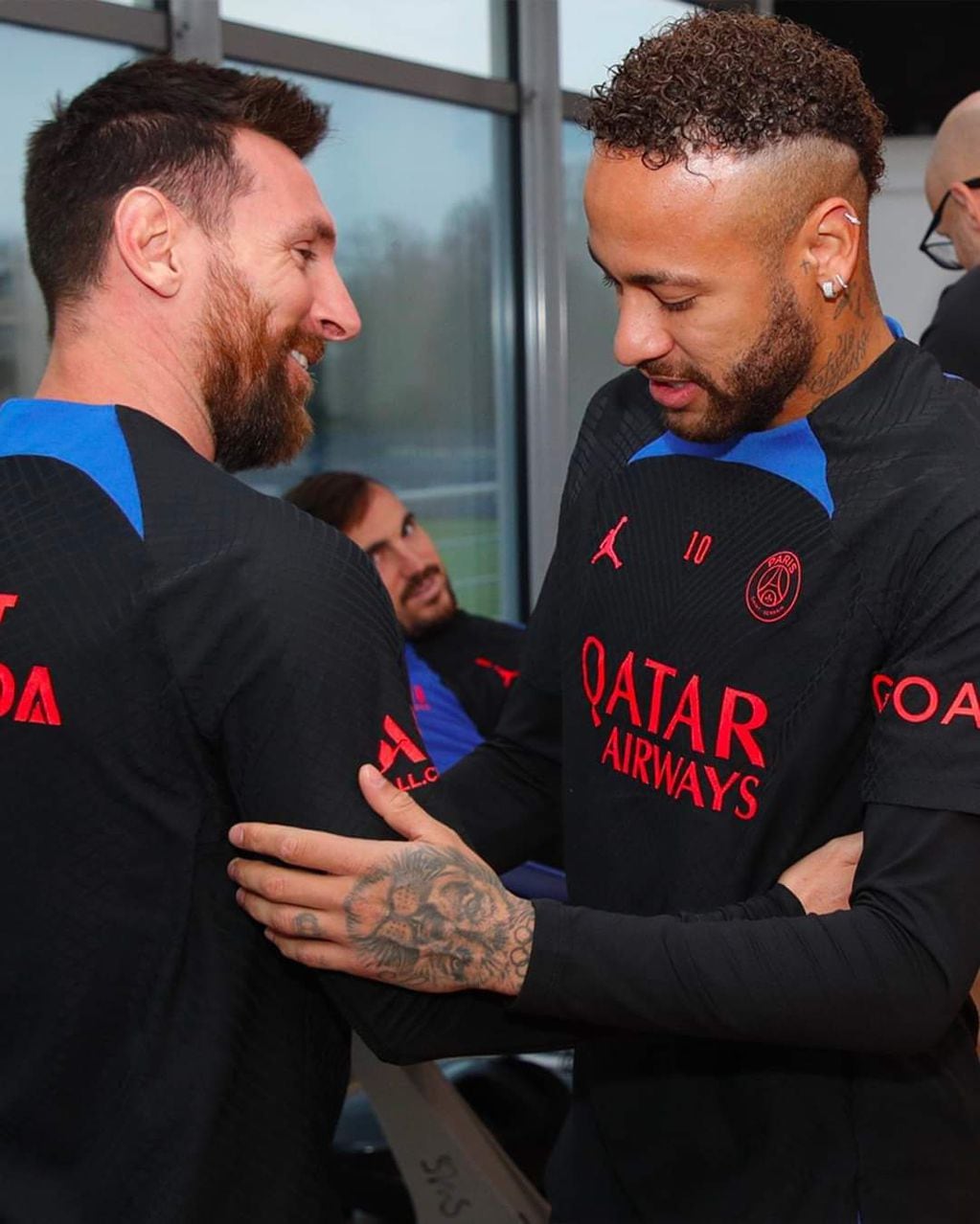 Messi y Neymar en el PSG