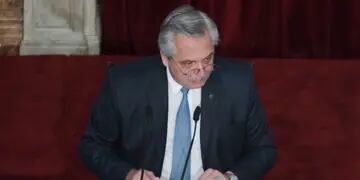 Alberto Fernández inaugura las sesiones del Congreso