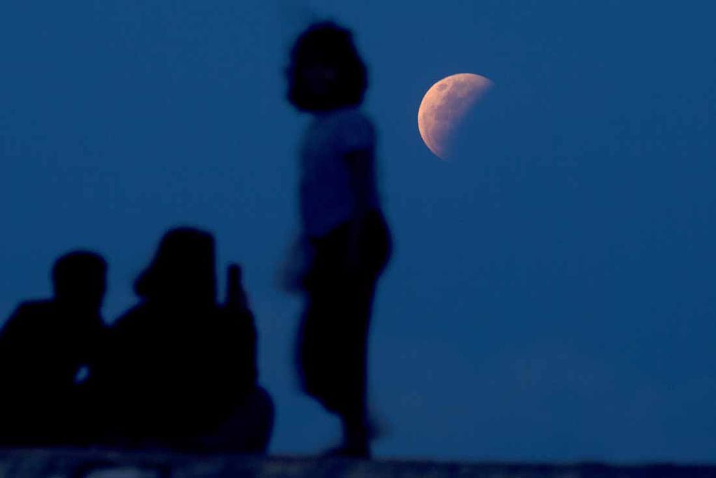 Eclipse lunar: fecha y horarios en Argentina (AP)