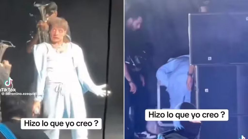 Se filtró un video del cantante mexicano en un polémico acto.