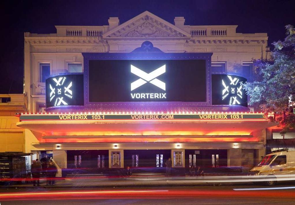 El teatro Vorterix tiene capacidad para 1500 personas.