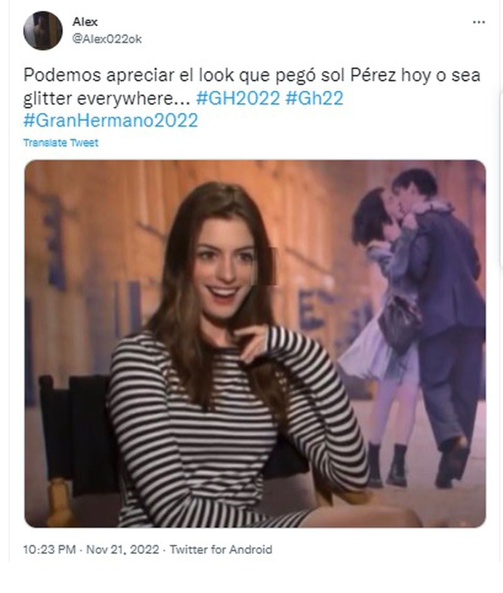 Sol Pérez enamoró con su último look para El Debate de Gran Hermano