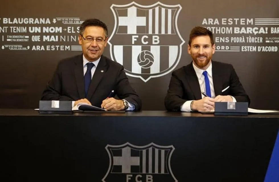 Bartomeu, presidente del Barcelona, habló sobre la posible salida de Messi. / Gentileza.