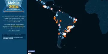 Según un informe de GuiaLocal.com, Argentina continúa dentro del top 5 de países con mayor crecimiento de acceso a Internet por medio de “mobile”. El ranking.