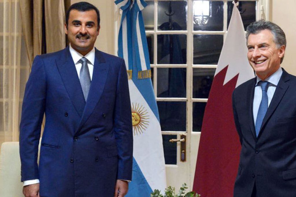 Mauricio Macri y el Emir de Qatar