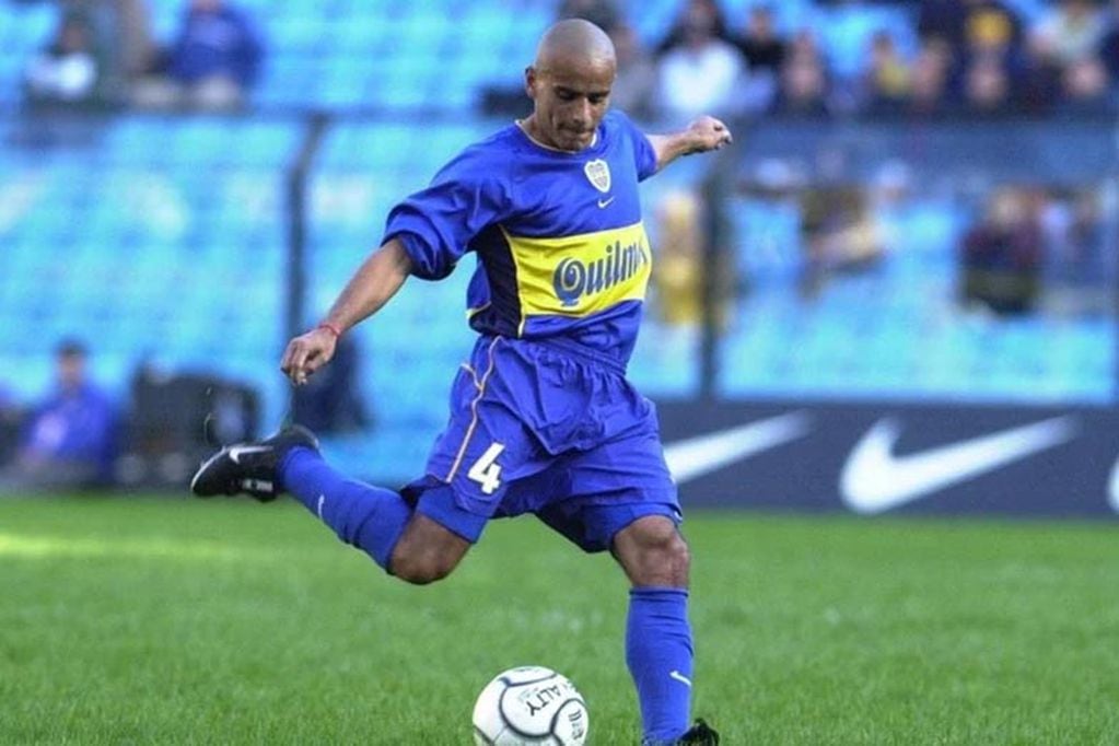 El lateral derecho, durante su etapa en el primer equipo de Boca como futbolista.