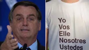 Jair Bolsonaro criticó a Argentina por el uso del lenguaje inclusivo
