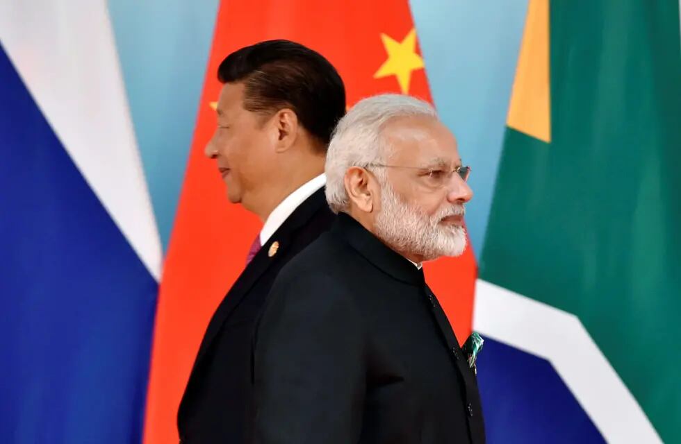 Los presidentes de China e India, Xi Jinping y Narendra Modi respectivamente, en una imagen de archivo.