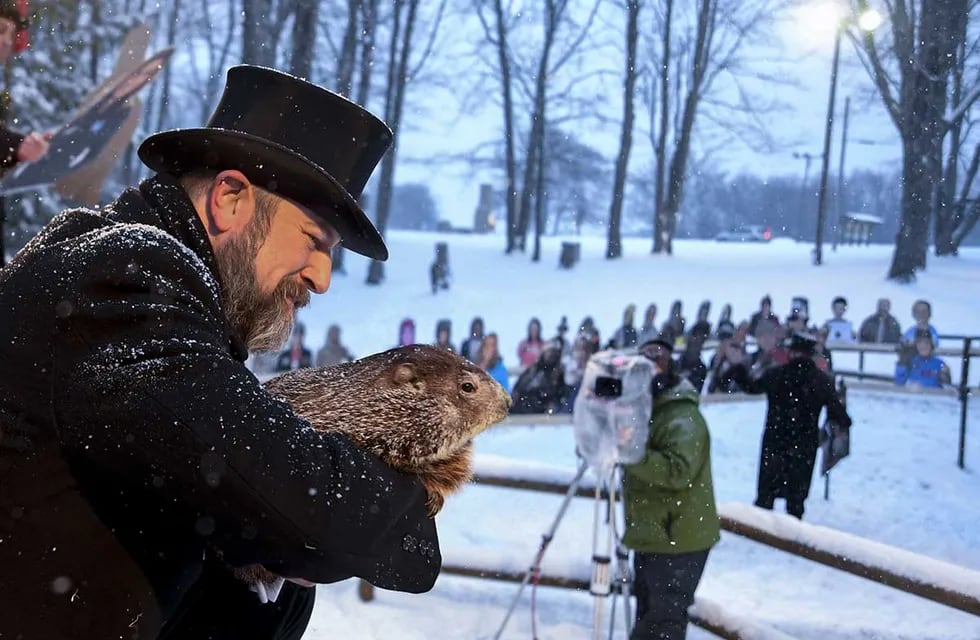 Phil la “marmota oficial” del pueblo que anticipa, en el hemisferio Norte, cuánto se extenderá el invierno.