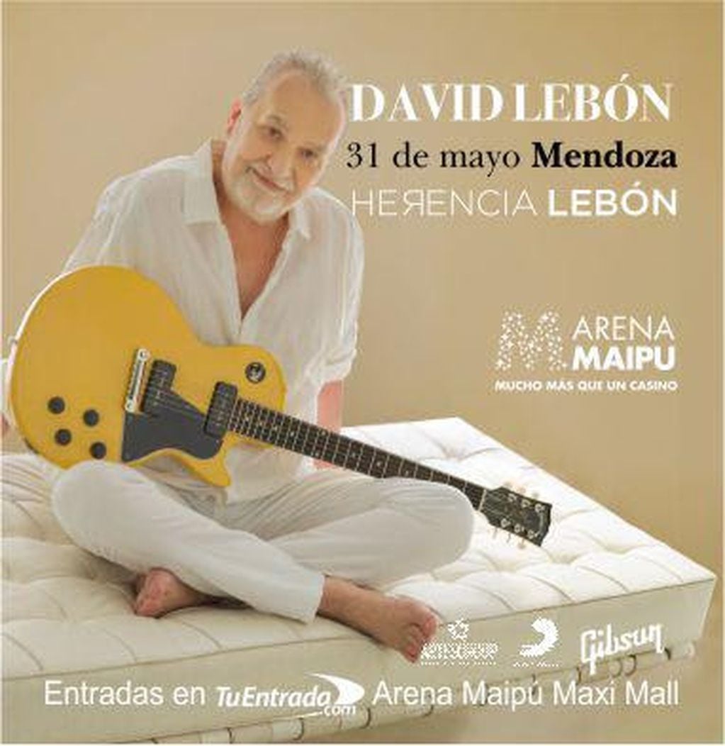 Vuelve David Lebón a Mendoza. / Gentileza