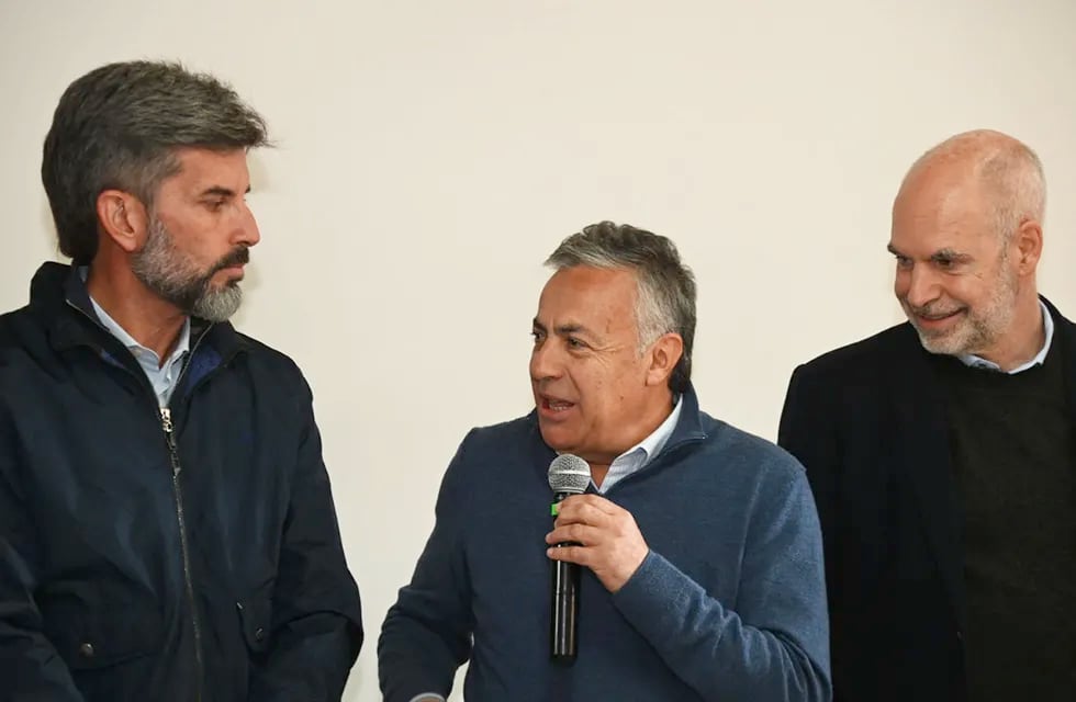 Ulpiano Suárez, Alfredo Cornejo y Horacio Rodríguez Larreta