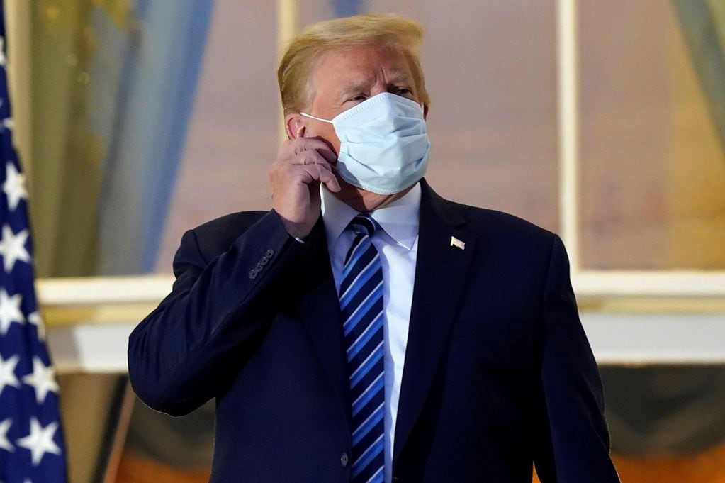 Trump es muy cuestionado por su manejo de la pandemia de Covid-19