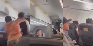 Video: un hombre agredió a personal de American Airlines en pleno vuelo y ahora es investigado por el FBI