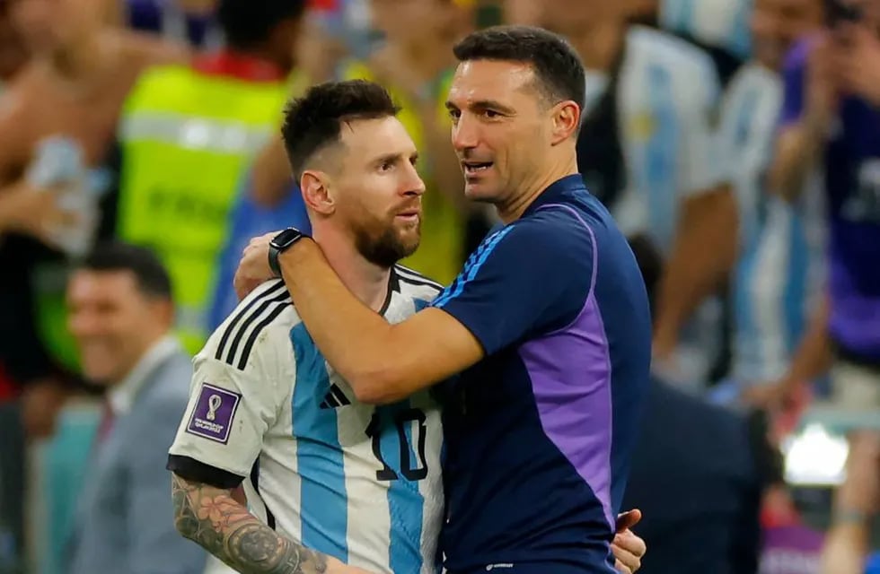 Lionel Messi y Lionel Scaloni, fundamentales en la Selección Argentina campeona del mundo. / Odd Andersen