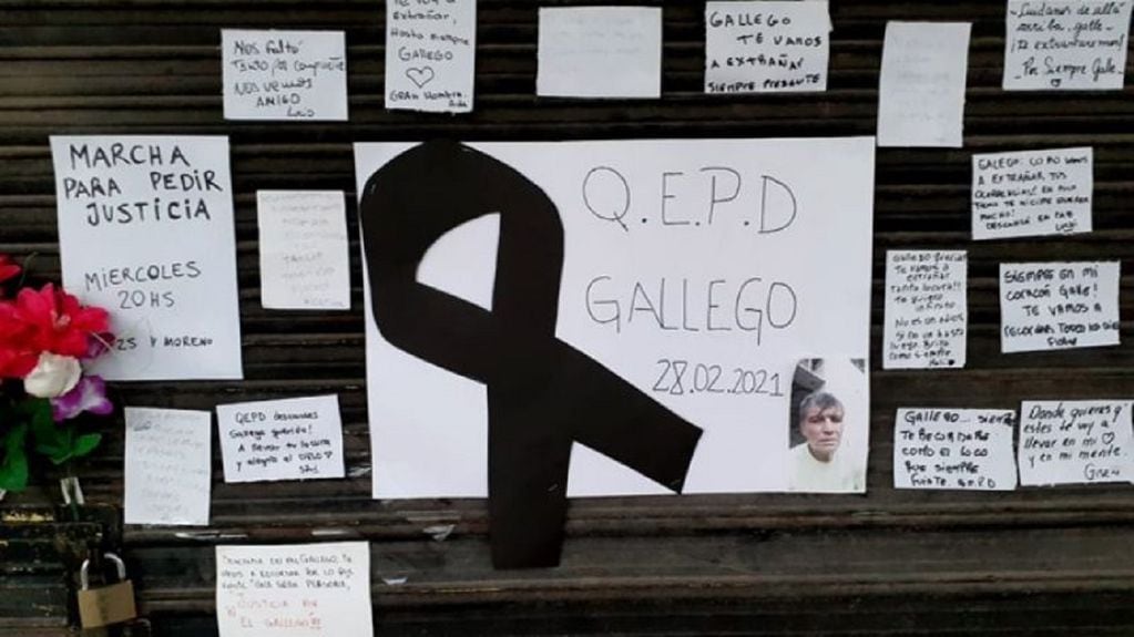 Muestras de cariño y respeto a la familia del quiosquero asesinado en Pilar - 